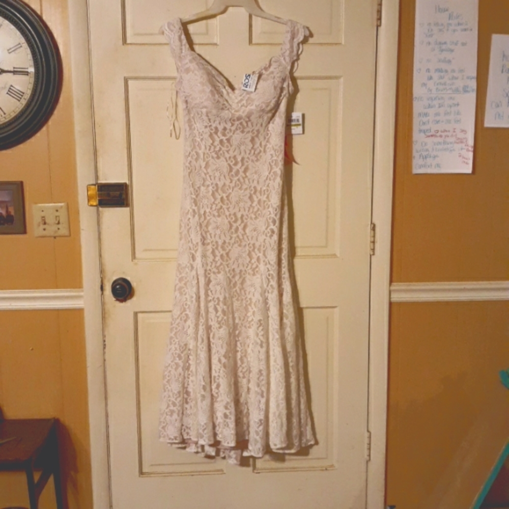 Creamish lace dress